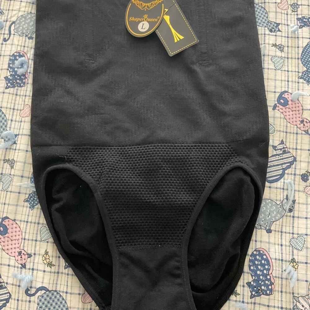 NWT shaperqueen Shaping Panty Black Size Large